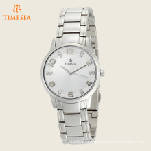Women′s Diamond Silver Dial Bracelet Watch 71216